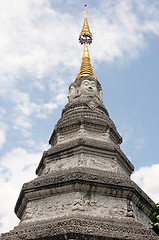 Image showing Ancient wat in Thailand