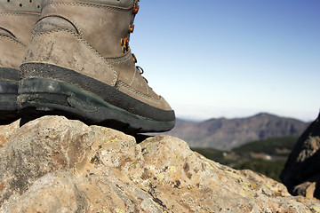 Image showing Hiking