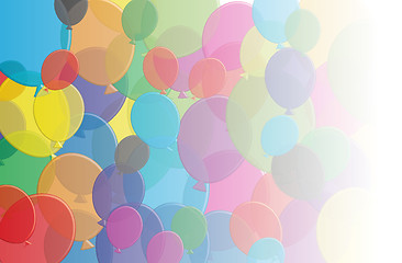 Image showing Ballons fade