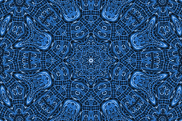 Image showing Abstract blue background