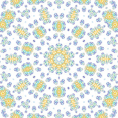 Image showing Abstract color pattern on white