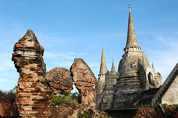 Image showing Ancient wat in Thailand