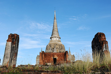 Image showing Ancient wat in Thailand