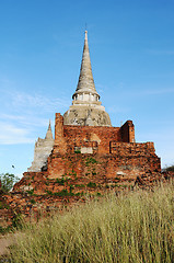 Image showing Ancient wat in Thailand