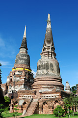 Image showing Ancient wat in Thailand