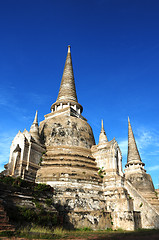 Image showing Ancient wat in Thailand