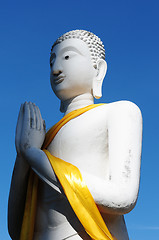 Image showing Ancient Buddha sculpture in Thailand