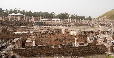 Image showing Ancient ruins in Israel travel