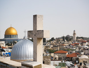 Image showing Mosques and churches in jerusalem