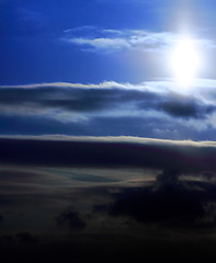 Image showing  beautiful clouds in the sky