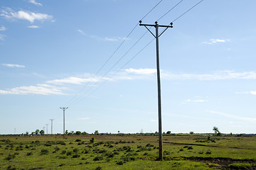 Image showing Electric lines