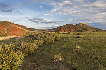 Image showing mountain ranch