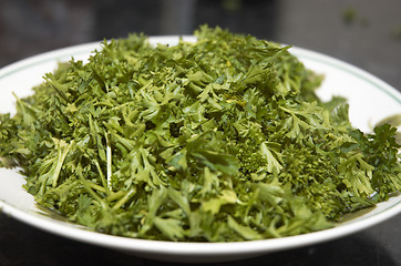 Image showing Chopped Parsley