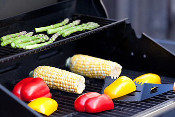 Image showing vegetables ready for grilling