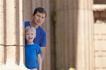 Image showing family at city vacation