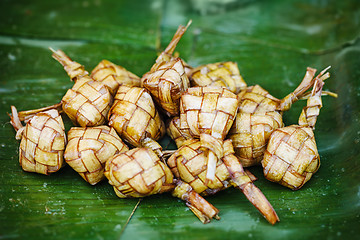 Image showing Ketupat - traditional eastern dish