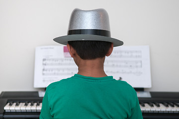 Image showing Pianist