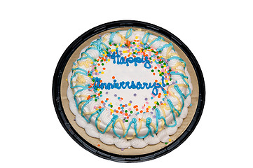 Image showing anniversary cake