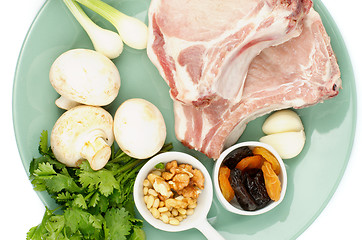 Image showing Pork Chop with Ingredients