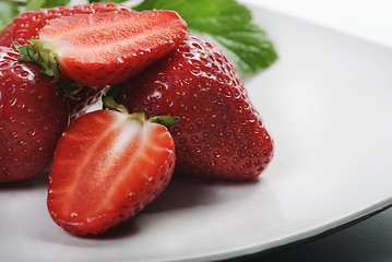 Image showing Strawberries