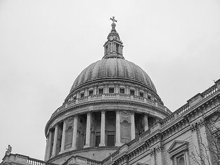 Image showing St Paul Cathedral London