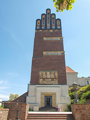 Image showing Wedding Tower in Darmstadt