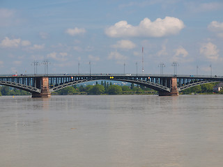 Image showing Rhine river in Mainz