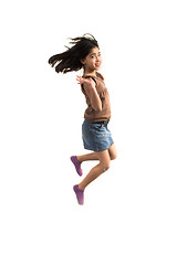 Image showing teen jumping high