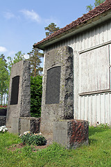 Image showing Two Tombstones