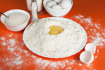 Image showing Baking ingredients