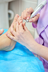 Image showing pedicure