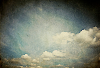 Image showing Vintage sky classic background