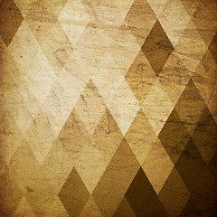 Image showing Vintage grunge harlequin background. 