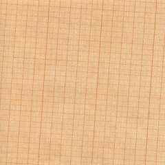 Image showing Aged old grunge grid scale paper, high resolution background.