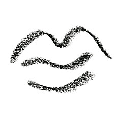 Image showing Painted Lips Symbol Outline.