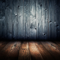 Image showing vintage old house interior, wood texture background