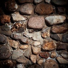 Image showing Background of old stone wall texture