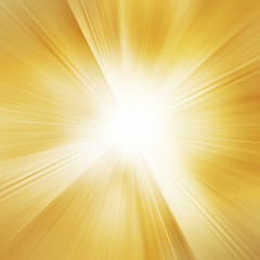 Image showing Sunspot with rays. Abstract background