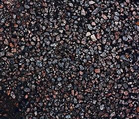 Image showing Old Road Closeup. Asphalt Texture.