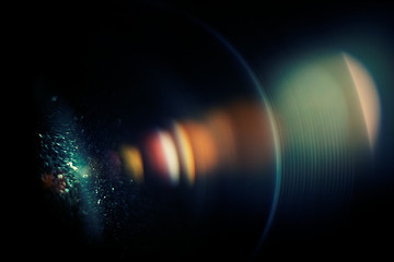 Image showing Chromatic aberration in the lens. Macro, high ISO