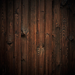 Image showing Brown wooden background, square composition.