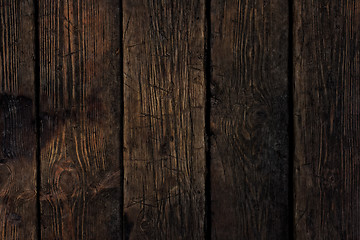 Image showing Scratched hardwood aged panels. Good for design backgrounds