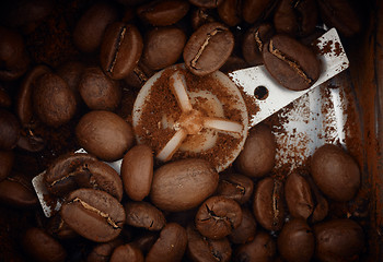 Image showing Coffee grains processing