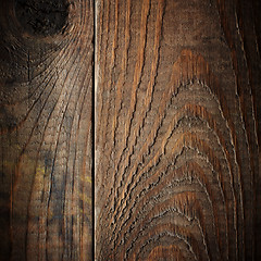 Image showing Brown old wood texture.