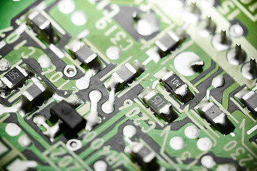 Image showing Closeup of circuit board