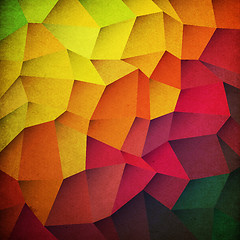 Image showing Grunge colorful patches background