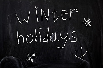 Image showing Winter holidays