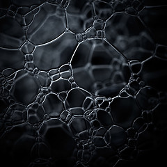 Image showing Foam Texture Black.