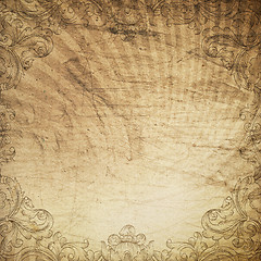 Image showing Vintage grunge background. With space for text or image. 