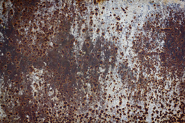 Image showing Iron corroded surface. Abstract background